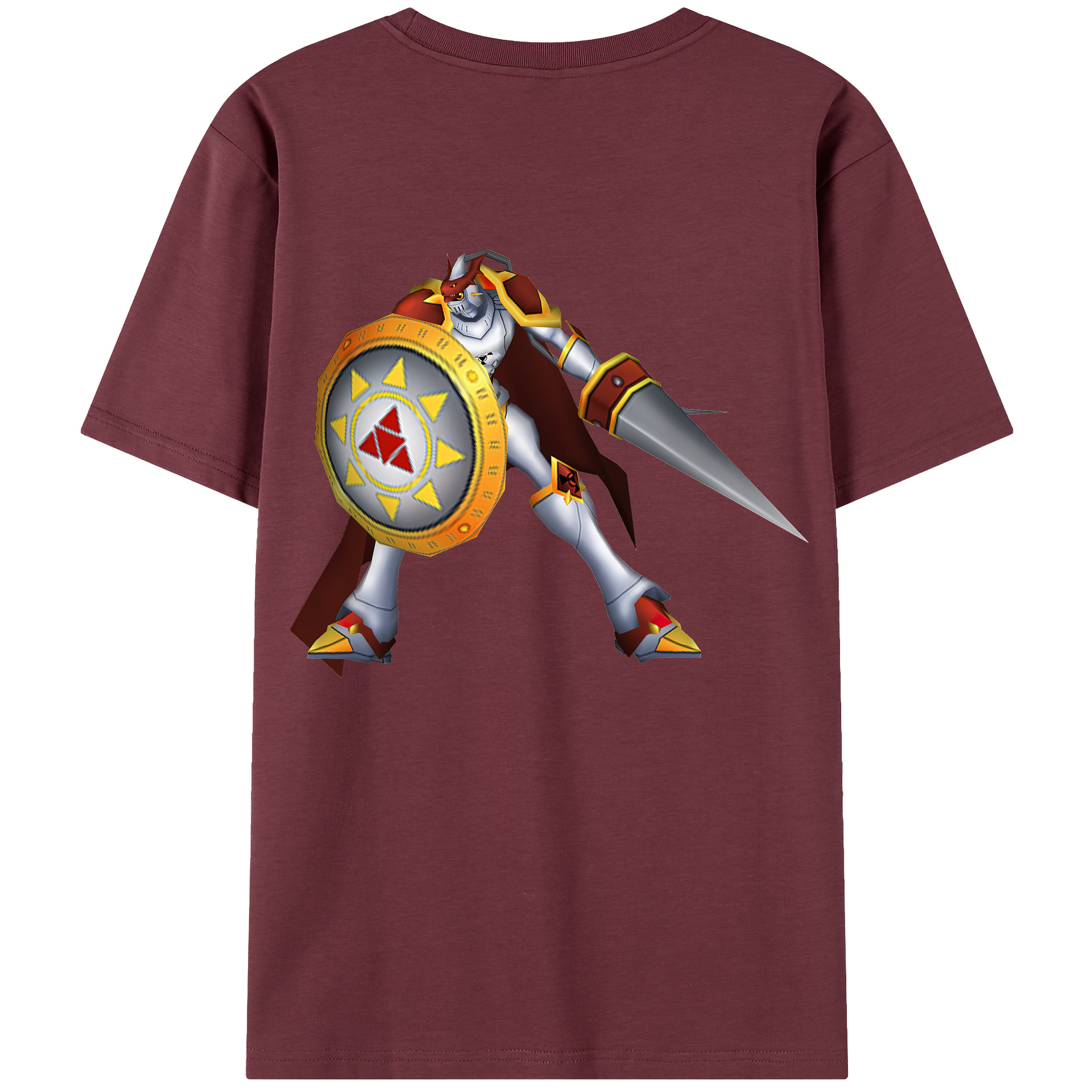 （画像用） Digimon デジタルモンスター/デジモン 綿100％半袖Tシャツ（背面プリント）